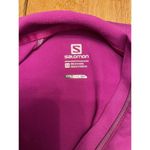 Salomon  Sweatshirt Women's Size Med. ActiTherm 1/4 Zip Fuchsia Pullover Collar Photo 2