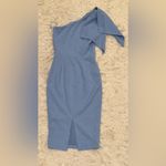 Dress the Population NWOT TIFFANY One Shoulder
MIDI Dress Sky blue sz XS Photo 5