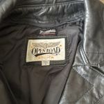 Open Road Black Leather Fringe Jacket size 8 Photo 9