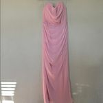 House Of CB  Adrienne Pink Quartz Strapless Gown NWOT size‎ L A-C Photo 6