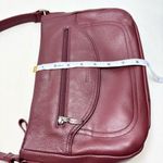 Stone & Co. Deep Red / Burgundy Leather Shoulder Bag Photo 7