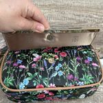 NWT HSN IMAN Global Chic Floral Print Crossbody Bag Black Photo 6