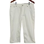 Ralph Lauren Vintage Lauren Jeans Petite White Capri Pants Womens 12 Photo 1