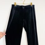 Jude Connally Trixie Black Stretch Velvet Wide Leg Pull On Pants‎ Size Small Photo 4