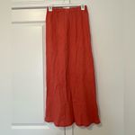 Bryn Walker  Linen High Low Midi Skirt Photo 4