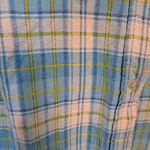 Metropolitan Blue and Yellow‎ Flannel Shirt Size Medium Size L Photo 1