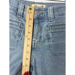 Madewell  Mid-Rise Kick Out Jeans 25 Petite Light Wash Front Welt Pockets Photo 5
