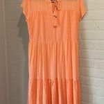 Kate & Sam dress NEW coral orange dress Swiss dot & eyelet lined small Photo 6