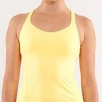 Lululemon Yellow Criss Cross Tank Photo 0