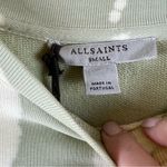 ALLSAINTS Elizah Tie Dye Drape Sleeve Sweatshirt Size Small Greenstone Photo 4