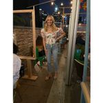 MARISSA WEBB x RTR White Floral Printed Short Sleeve Puff Sleeve Wrap Top Size M Size M Photo 9