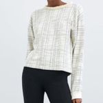 ZARA  Tweed Sweater Boucle Sweatshirt w/ Pearl Collar Size S NEW Photo 2