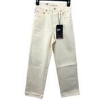 Levi's NWT Ribcage Straight Ankle Rainbow Ecru High Rise Jeans Size 24x27 Photo 2