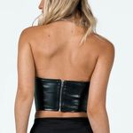 Princess Polly leather bustier top Photo 2