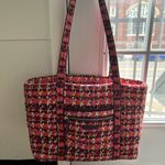 Vera Bradley Ionic Vera Tote Houndstooth Tweed Shoulder Bag Photo 0