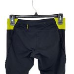 Lululemon ‎ Capri Leggings 6 Black Green Athleisure Gym Yoga Activewear Photo 7