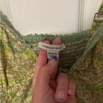 American Eagle  Outfitters Green Smocked Tie Front Crop Tank Top size XS Photo 1