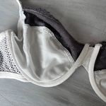 Soma Intimates Lace Trimmed Smoothing Underwire Geometric Pattern Bra Size 38D Photo 7