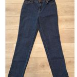 Bill Blass Straight Leg Size 6 Women's Blue Denim Stretch Jeans Photo 0