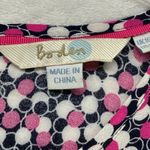 Boden Mini Dress Floral Print 3/4 Sleeve Casual Pink White Black‎ US 12 Photo 3