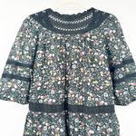 Sundance  Womens Boho Peasant Isadora Blooms Tassel Ditsy‎ Floral Midi Dress PL Photo 10