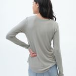 Aeropostale Long Sleeve Seriously Soft Ribbed V-Neck Tee Photo 1