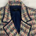 Talbots  women's size 10 Petite tweed blazer button front multi colored business Photo 3