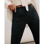 Free People  Sweet Saloon Flare Pants Black Wash NWT Size 4 Photo 2