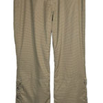 NWOT NILS Sportswear Houndstooth Button Insulated Ski Snowboard Snap Pants 10 Tan Photo 0