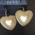 Nicole Miller New  Double Hearts Earrings Photo 0