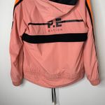 P.E Nation Man Down Jacket Pink Orange Full Zip Light Sweater Womens XS Photo 5