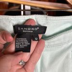 Sandro  Sportswear Wide Leg Light Blue Cropped Pants Size 12 Photo 4