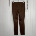 Max Studio NWT Women’s Brown High Waist Stretchable Pull On Cropped Pants Size S Photo 3