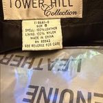 Tower Hill Collection Vintage Leather Skirt Lined NWT Size 8 Tall Black Photo 5