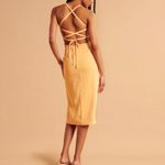 Abercrombie & Fitch Yellow Midi Dress Photo 2