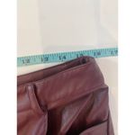 Lulus Lulu’s Hit Your Mark Burgundy Vegan Leather Straight Leg Pants EUC XL Women’s Photo 7
