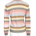 Brooks Brothers  Women’s V Neck Striped Cashmere Pullover Sweater size Medium Photo 2