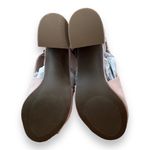 JustFab Womens Shoes Size 6.5 Karine Blush Pink Peep Toe Bootie Ties NEW Bows Photo 8