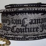 Juicy Couture Mini Bag Small Purse Bag Crossbody Chain Gold Bling Y2K Girly Logo Photo 6