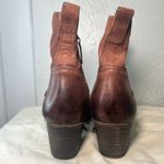 Trask Madison Size 8.5 Brown Leather Ankle Boots Side Zip w Dust Bag Photo 4