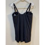 Ralph Lauren NWT LAUREN Black Plus Beach Solids One Piece Swimdress 16W Photo 4