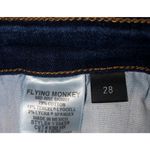Vervet Flying Monkey Jeans Mid Rise Skinny Size 28 Blue Button Front Stretch Dark Wash Photo 3