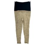 Preggo Leggings XL Taupe Gray Moto Maternity Pregnancy Jeggings Skinny Leg Size undefined Photo 1