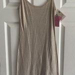 Necessities Womens XS Oatmeal Beige Cami Strap Jersey Slip Dress New Tan Photo 0
