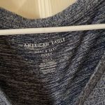 American Eagle  Soft & Sexy Plush Long Sleeve Shirt V-Neck Soft Size Small Blue Photo 1