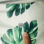 Wildfox White Green Banana Tropical Leaf Monstera Print Workout Leggings Size S Photo 2