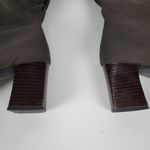 Vintage Toe Warmers Canada T03639 Winter Boots Sz 9 Brown Nylon Side Zip Lace Up Photo 12