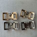Nine West π Metallic buckle for heels detachable shoe decoration lot of 2 Photo 2