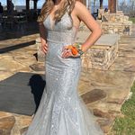 Prom Or Homecoming Dress Silver Size M Photo 0
