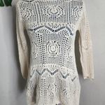 Jeanne pierre Natural Stretchy Crochet Tunic Top Photo 0